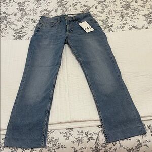 Zara Cropped Bootcut Jeans
